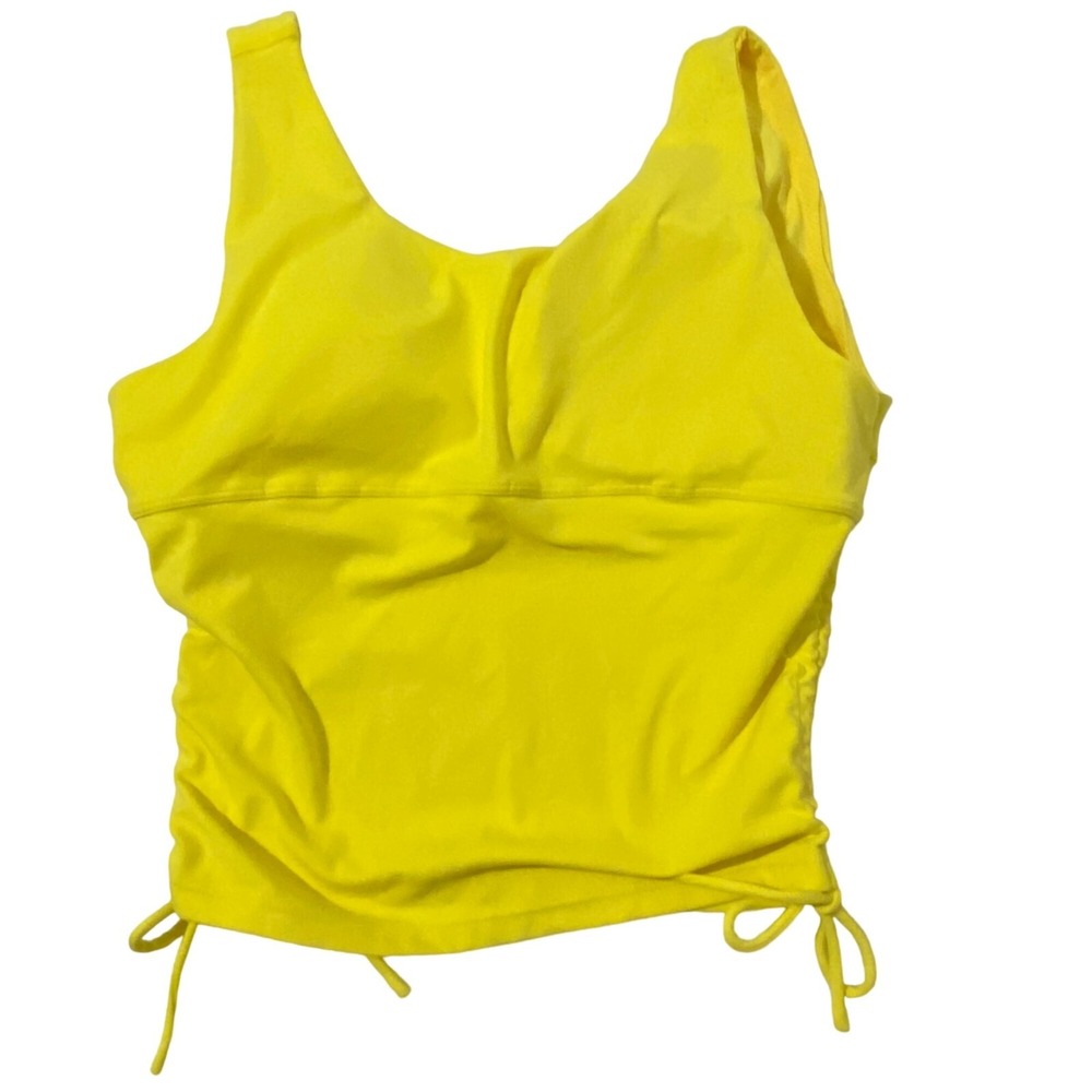 Love Tree Dopamine Tank Top Sports Bra M Sunny Yellow Fitness Tankini Athleisure